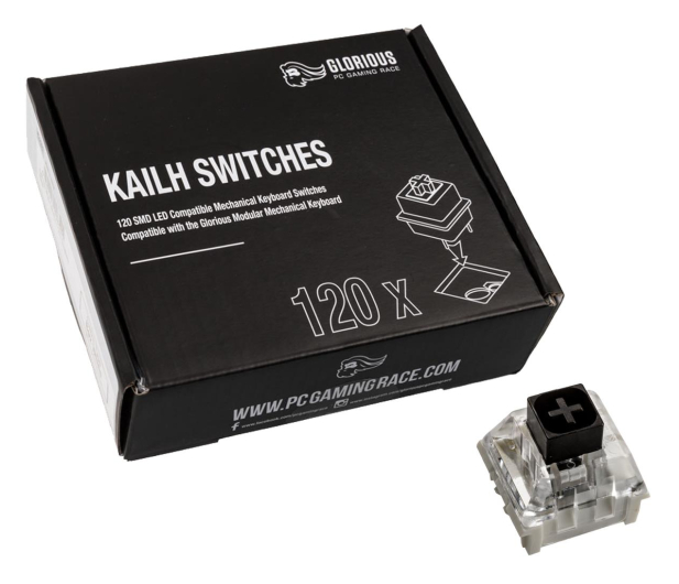 Glorious Kailh Box Black Switches (120 szt.) KAI-BLACK - 595771 - zdjęcie